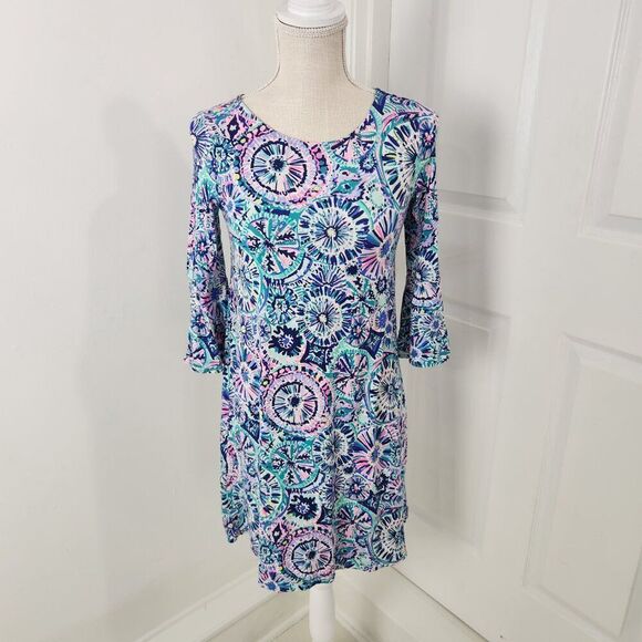 Lilly Pulitzer Dress Womens XS Ophelia Multi The Swim Resort Cruise Vacy Beachy - Picture 13 of 13